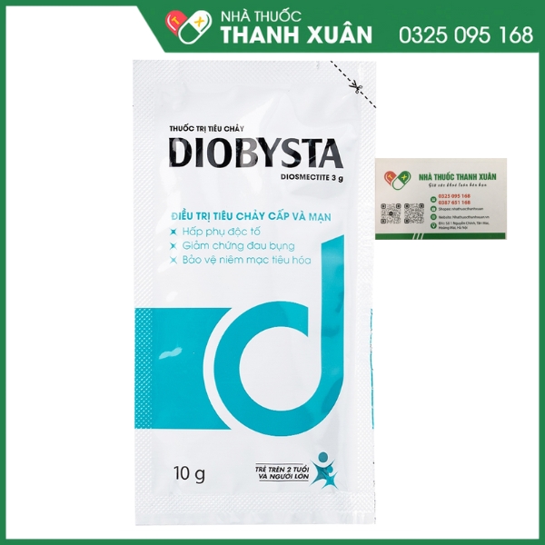 Diobysta - Điều trị tiêu chảy cấp ở trẻ em trên 2 tuổi